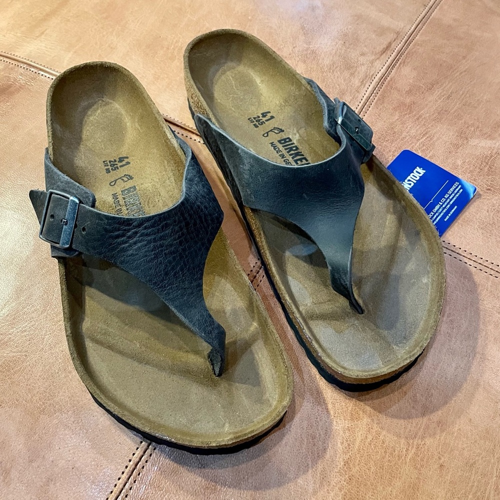 Birkenstock oiled leather sandals. NWT